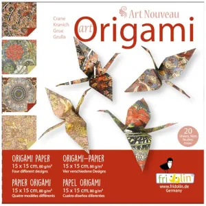 Fridolin Art Origami - Art Nouveau Cranes