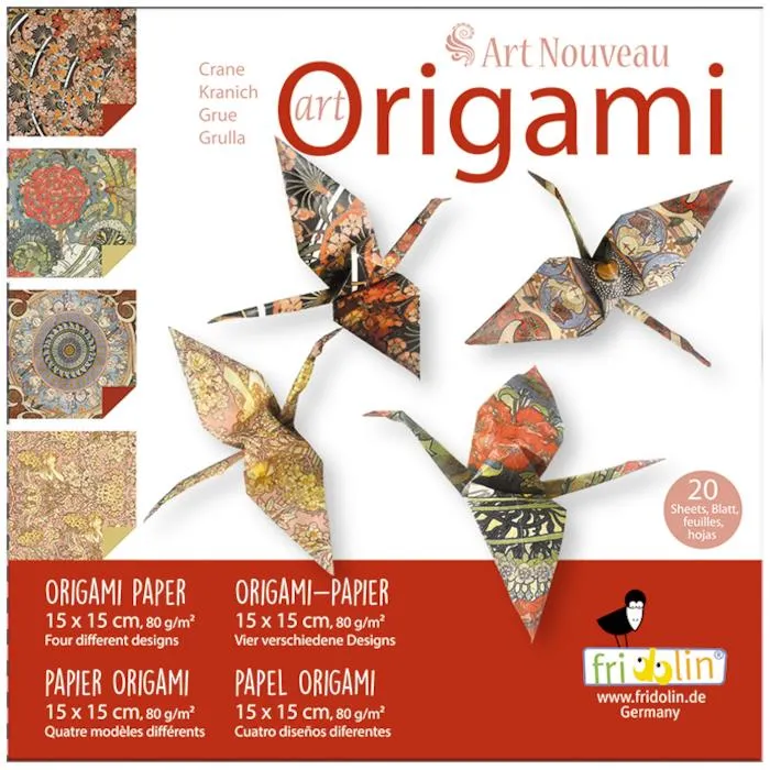 Fridolin Art Origami - Art Nouveau Cranes