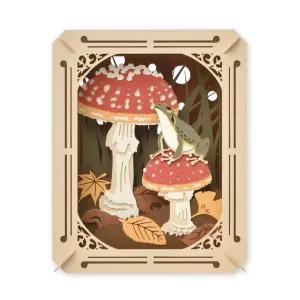 Frog & Mushroom Paper Theatre: 3D Paper Craft Kit
