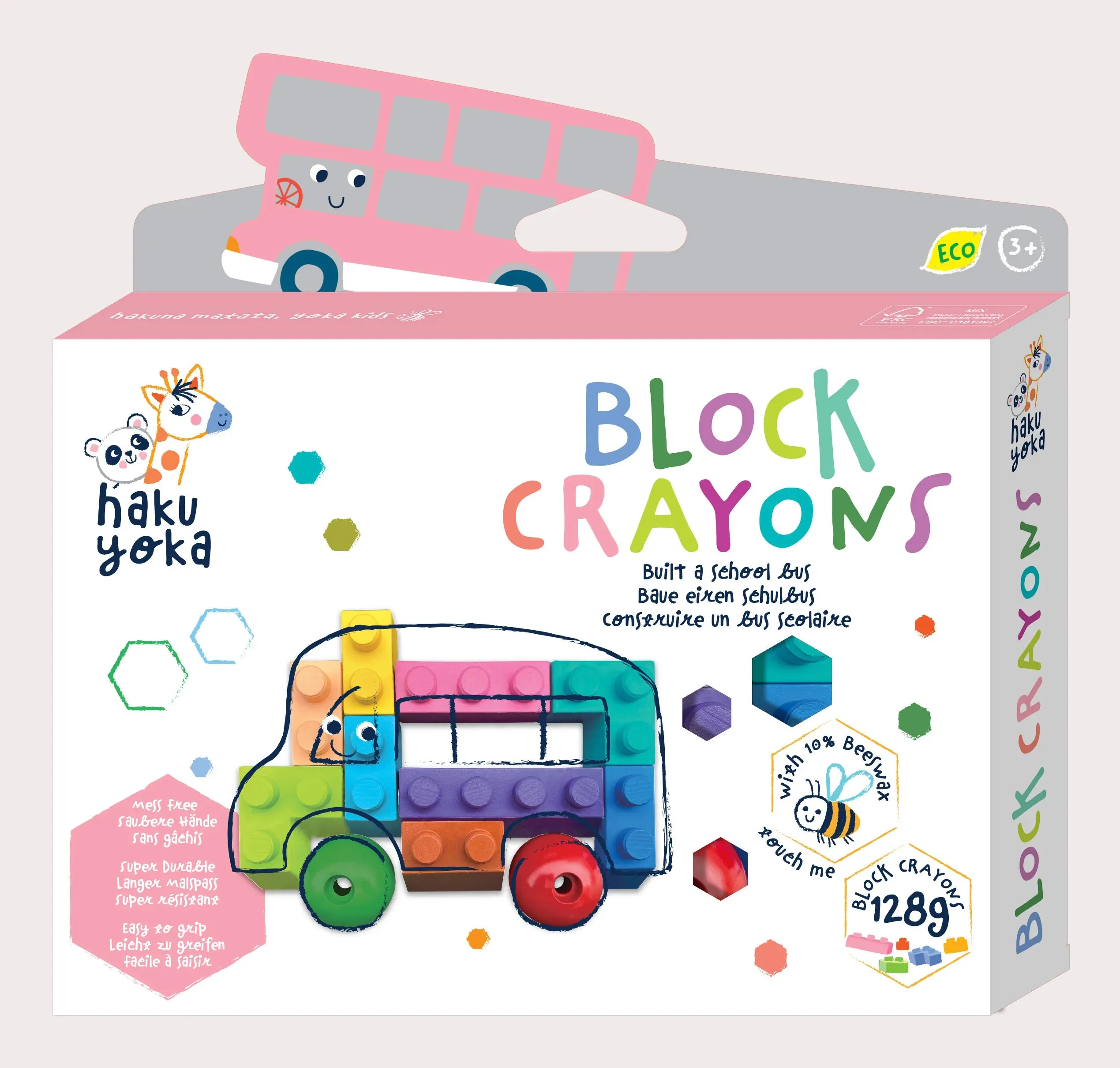 Haku Yoka Block Crayons Assorted