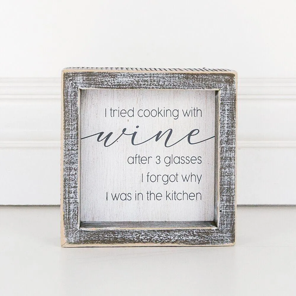 I Tried Cooking Sign