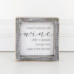 I Tried Cooking Sign