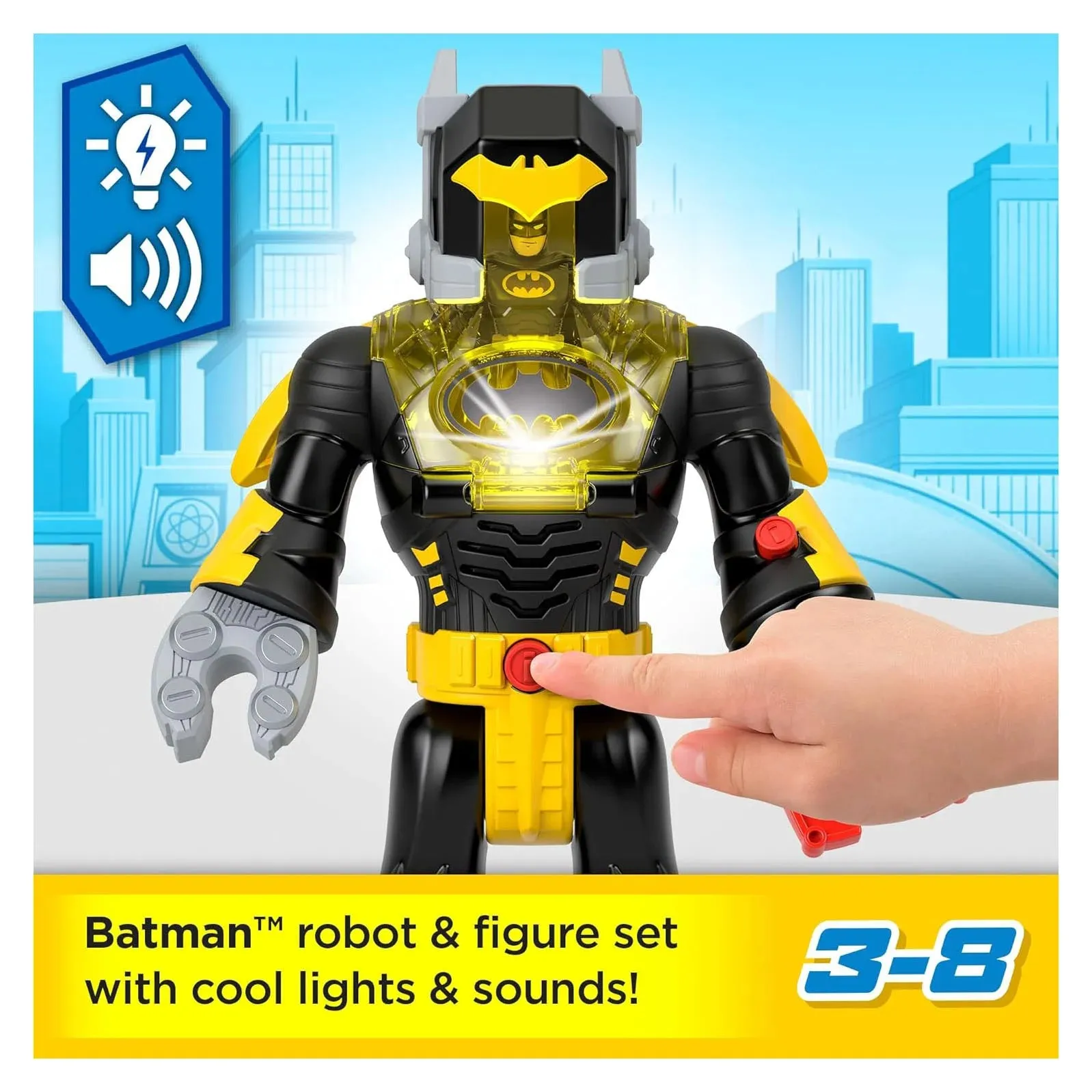 Imaginext DC Super Friends Batman Interactive Robot