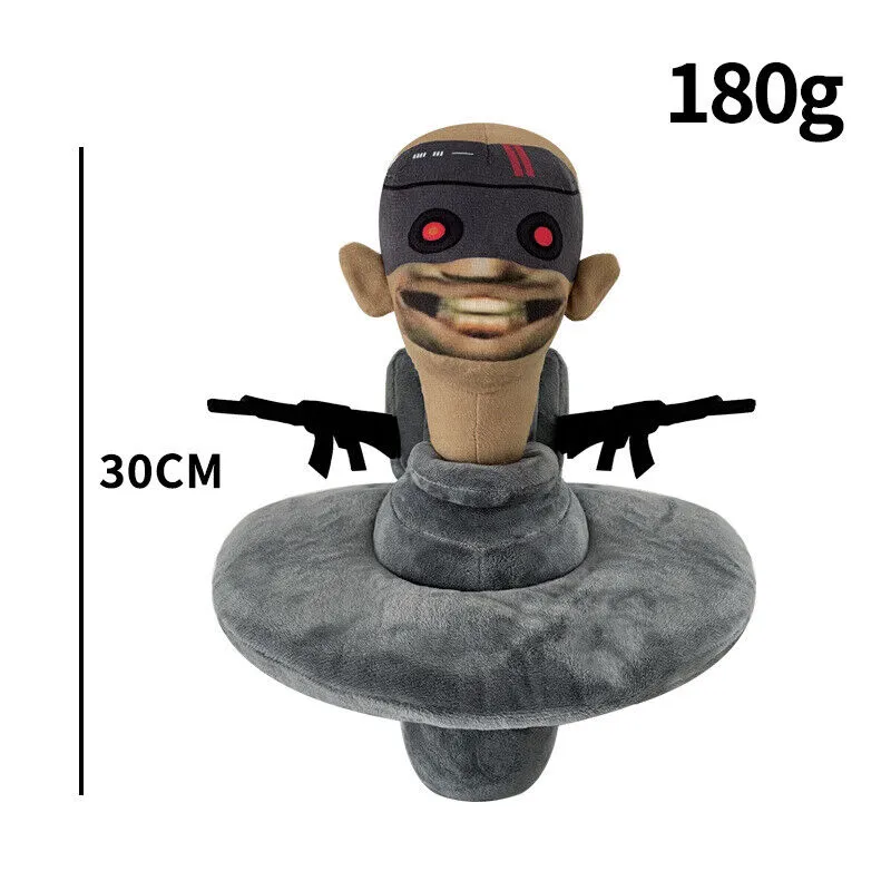 【In stock】Xcoser HOT Funny Game Skibidi Toilet Plush Doll