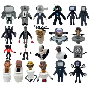 【In stock】Xcoser HOT Funny Game Skibidi Toilet Plush Doll