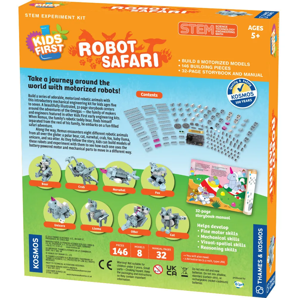 Kids First: Robot Safari - Introduction to Motorized Machines