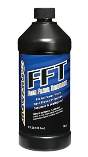 Maxima Racing Oils FFT Air Filter Oil - 32 oz Bottle - Foam Filters (Set of 12)