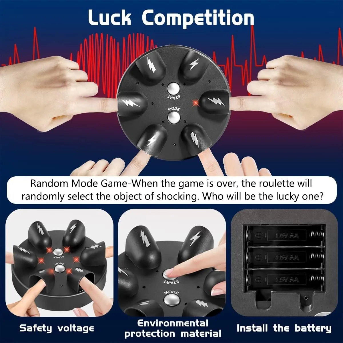 Micro Electric Shock Amazing Fun Roulette Game - 122