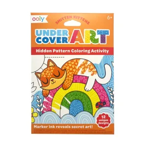 Ooly Undercover Art Coloring Activity Art Cards - Smitten Kittens