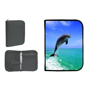 Open Box Innovative Scuba Concepts 3-Ring Binder Log Book With Insert Accessories-Live Dolphin
