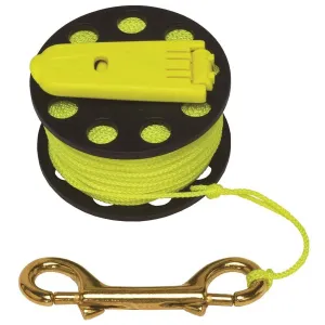 Open Box Innovative Scuba Concepts Finger Spool with Hand Winders 65 Scuba Dive Reels