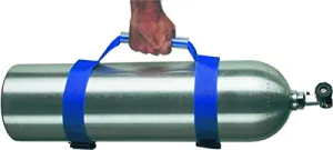 Open Box Innovative Scuba Concepts Heavy Duty Velcro Nylon Webbing Tank Carrier (Royal)