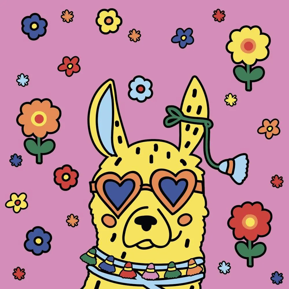 PBI Fun Art Guided Painting - Llama
