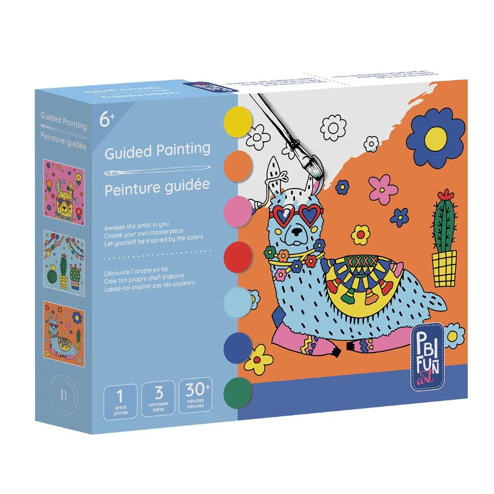 PBI Fun Art Guided Painting - Llama