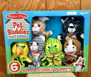 Pet buddies hand puppets