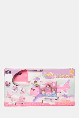 Play Home Airplane Playset With Doll (20 Piece)
