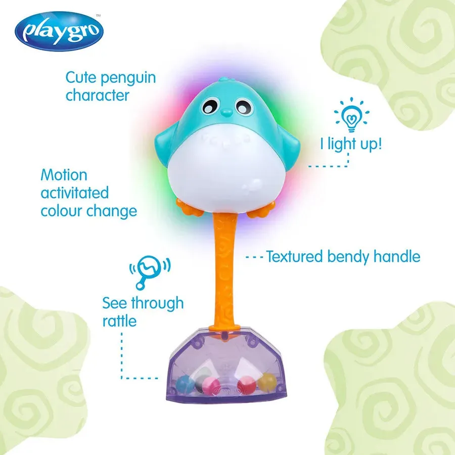 Playgro Light Me Up Penguin Rattle