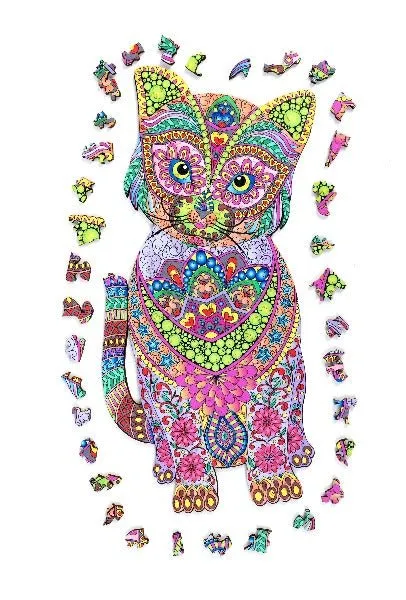 "Cat" Wooden Puzzle A3