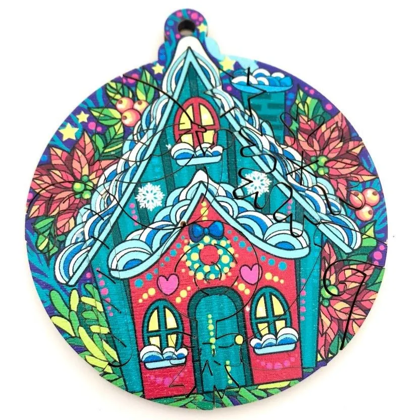 "Christmas" Laser Cut Puzzle Baubles kit