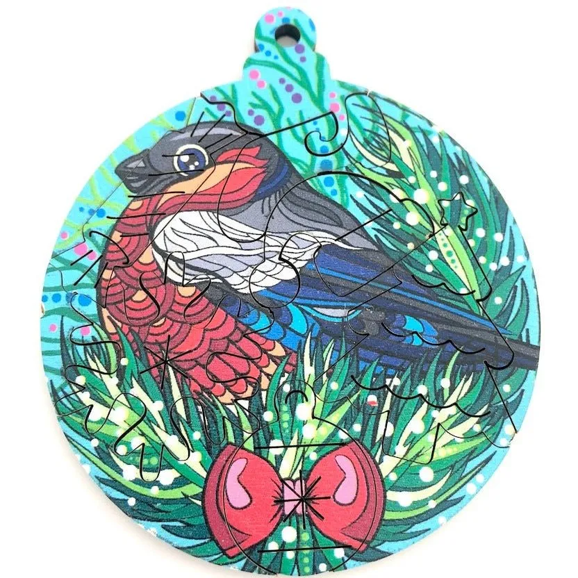 "Christmas" Laser Cut Puzzle Baubles kit