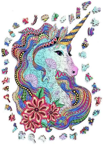 "Unicorn" Wooden Puzzle A3