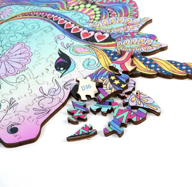 "Unicorn" Wooden Puzzle A3