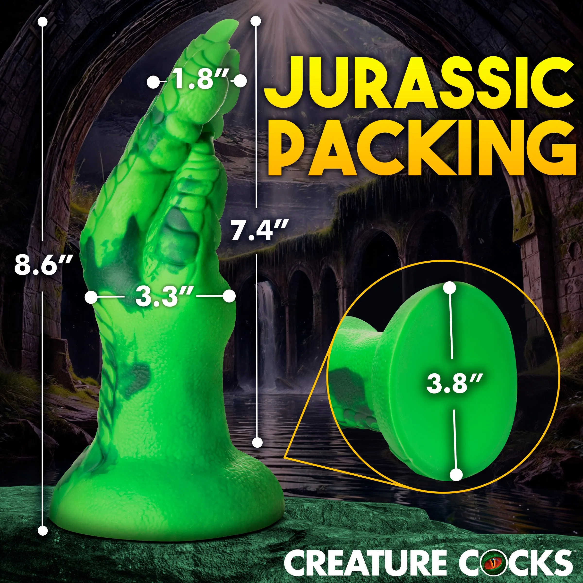 Raptor Claw Fisting Dildo - Green