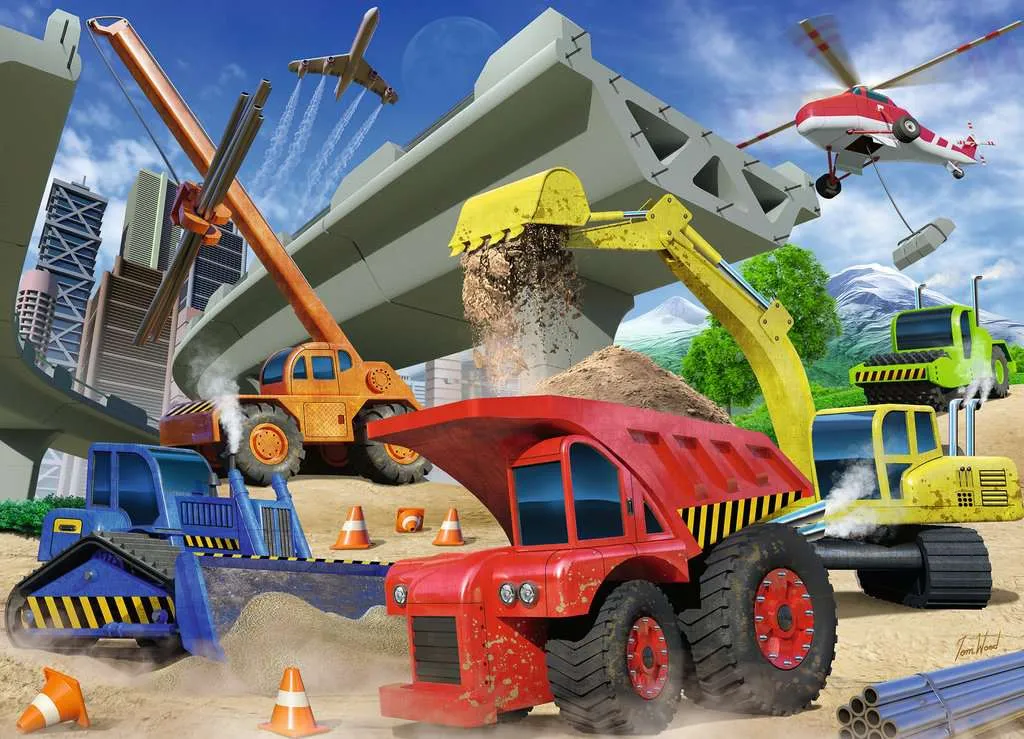 Ravensburger 60 Piece Construction Trucks