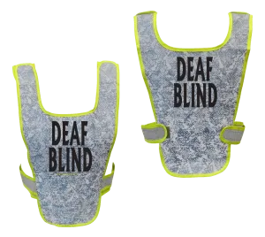Reflective Running Vest - Deaf / Blind