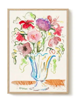 Robert Möllard - Bouquet in Crystal Vase