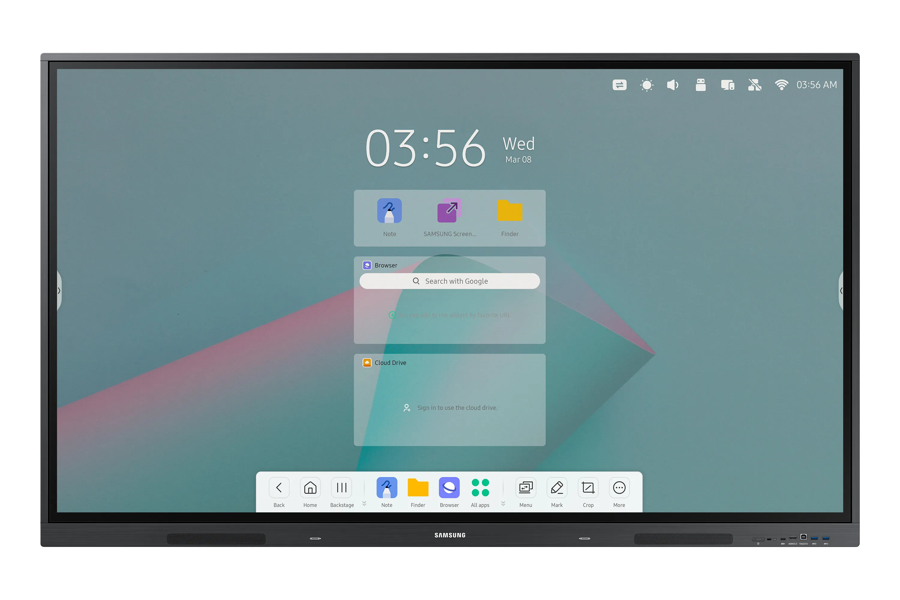 SAMSUNG Andriod E-Board Interactive Panel - 86" - WAC Series