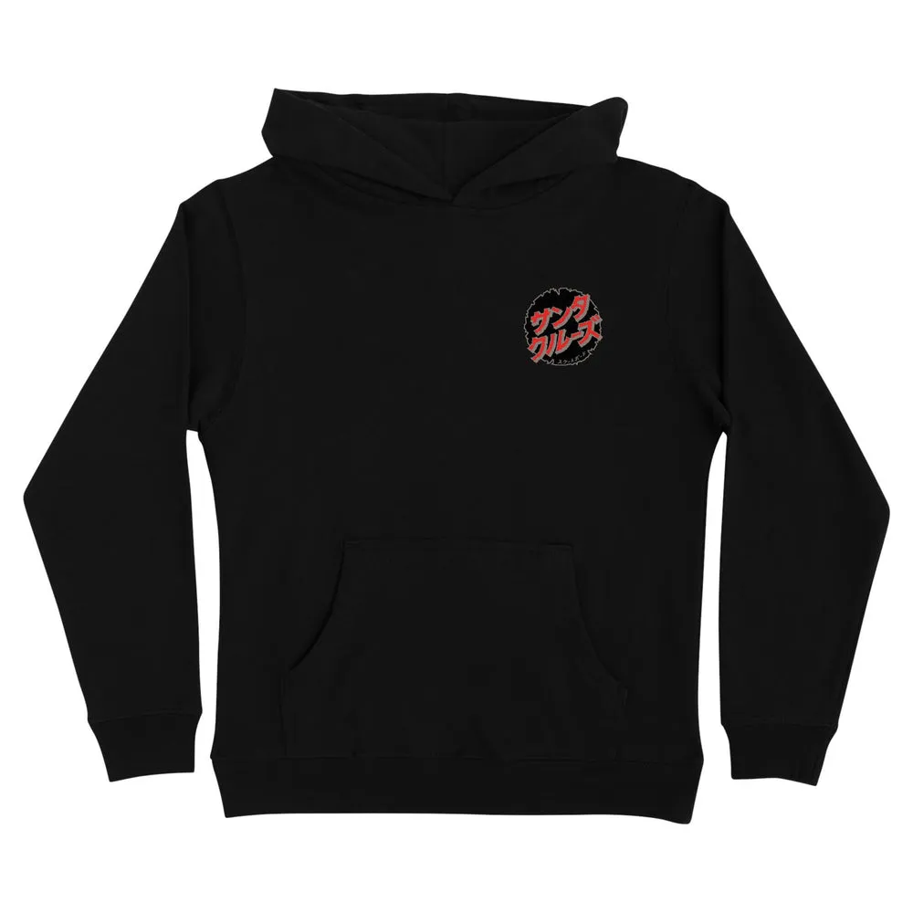 Santa Cruz Godzilla Destroyer Youth Hoodie - BLACK