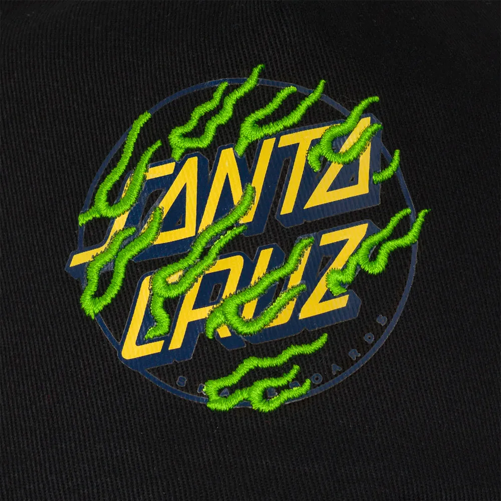 Santa Cruz Inferno Dot Snapback Mid Profile Unisex Hat - Black