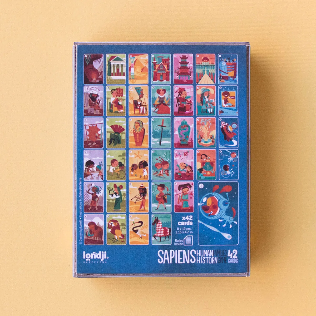 Sapiens - Human History Happy Families by Londji