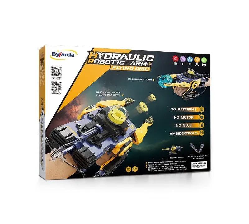 Scientific Hydraulic Robotic Arm-Flying Disc Set | 106 Pcs