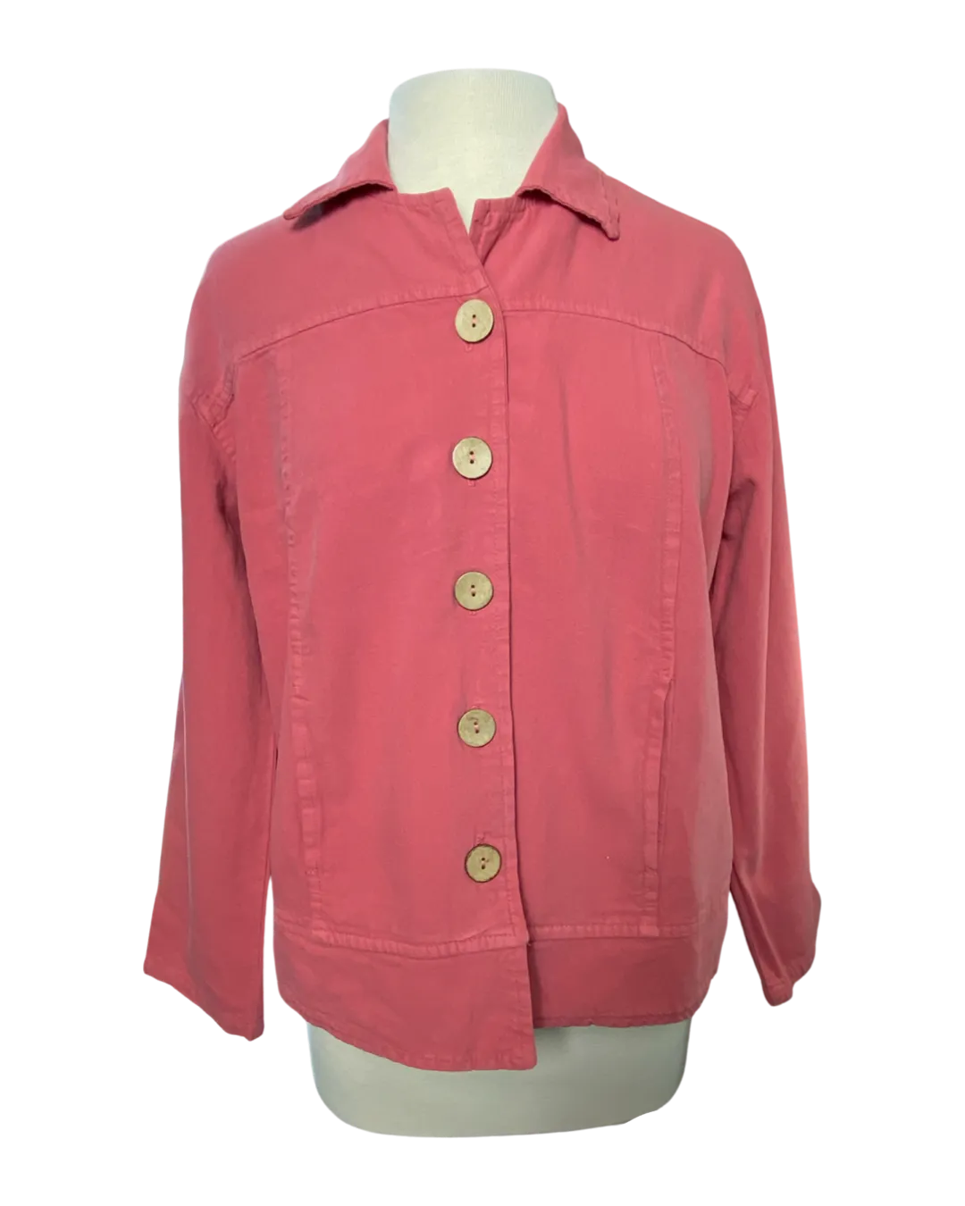 Sea Breeze Button Down Jacket Garnet