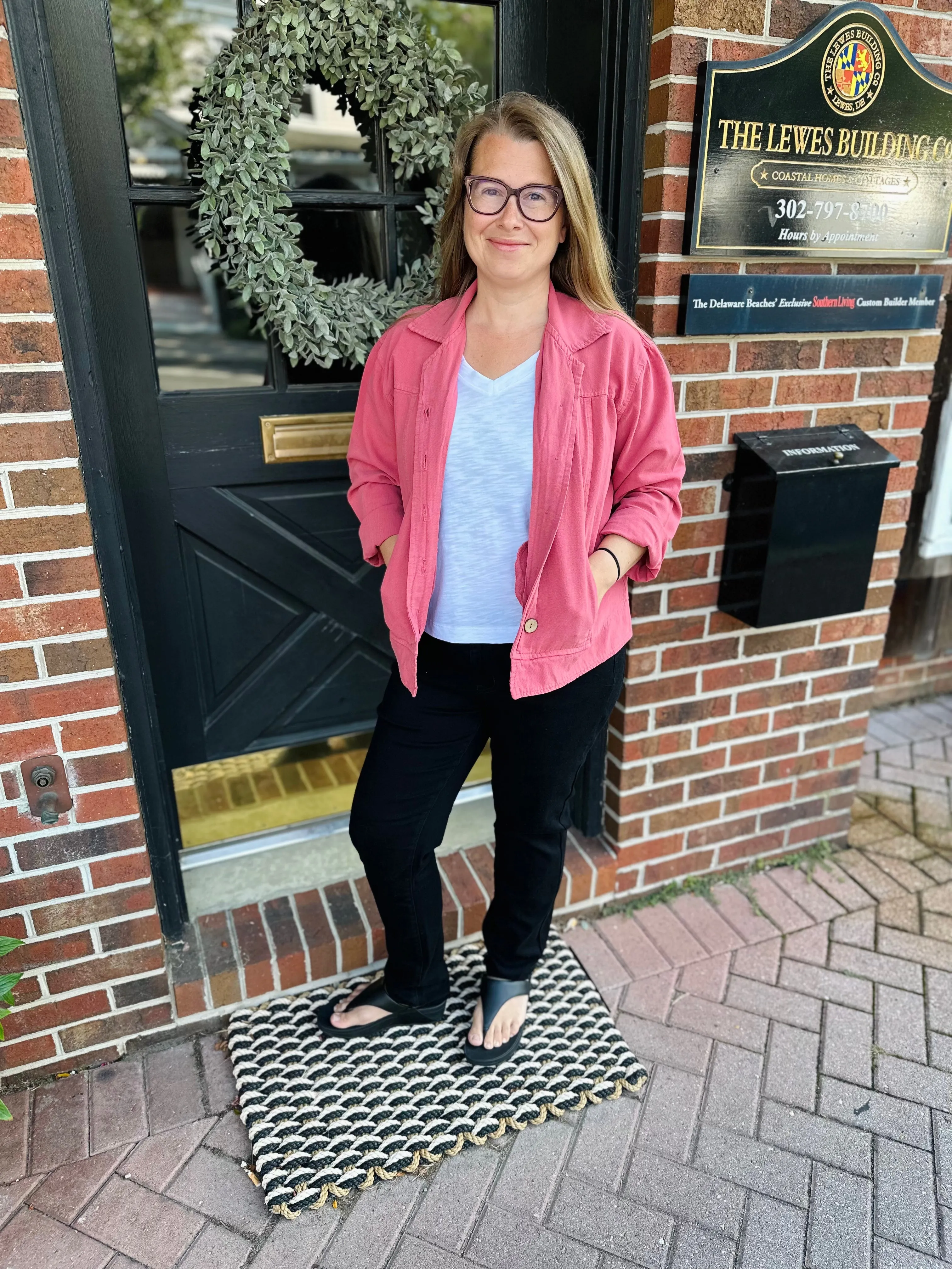 Sea Breeze Button Down Jacket Garnet