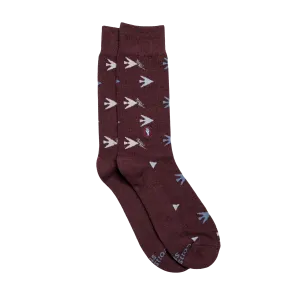 Socks that Fight for Equality (Maroon Doves)