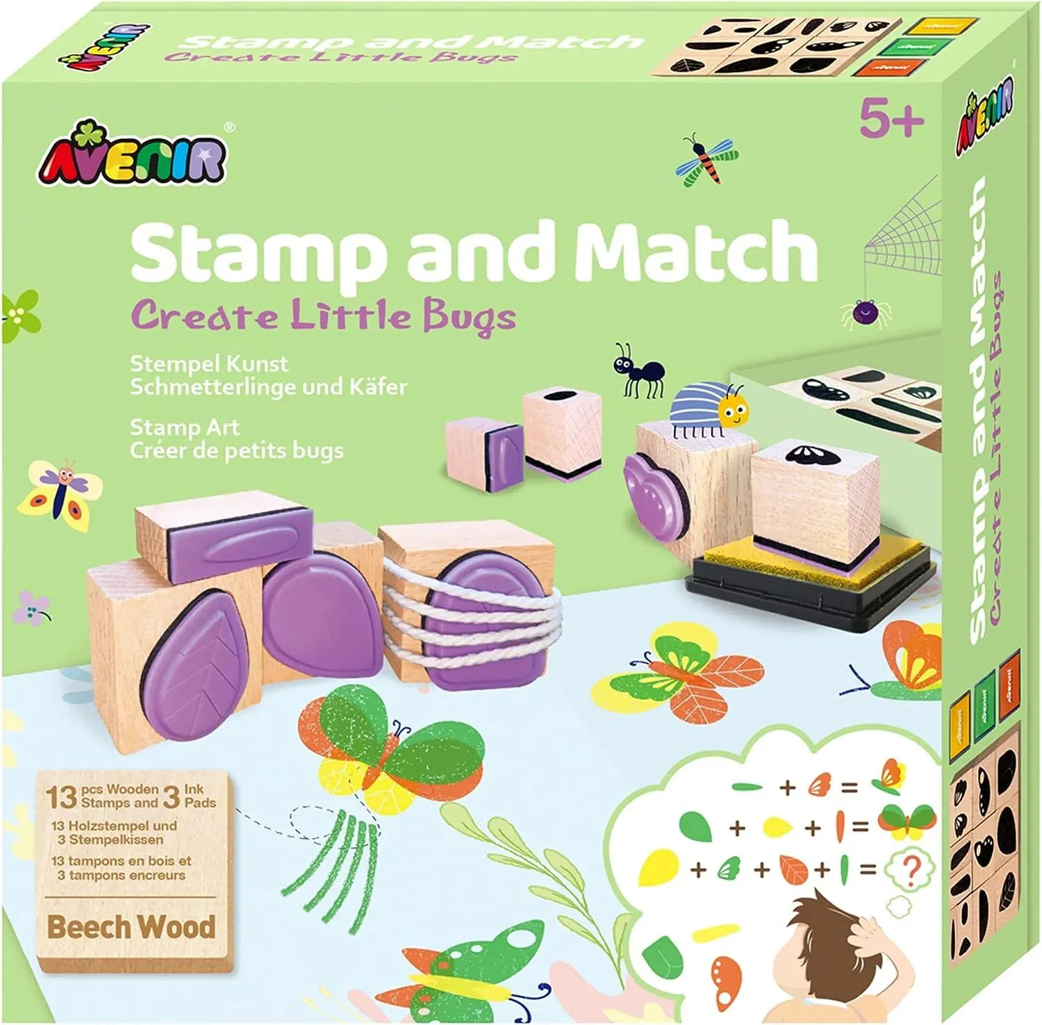 Stamp and Match - Create Little Bugs