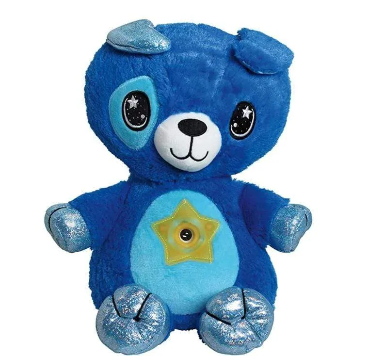 Stuffed Animal Night Light Projector Plush Toys With Light Colorful Stars Cute Stuffed Toy Girl Baby Creative Toy Birthday Gifts
