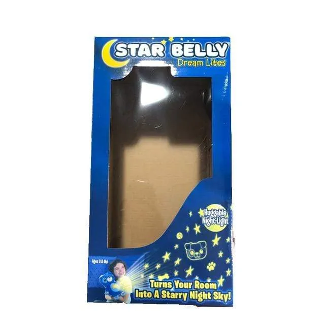 Stuffed Animal Night Light Projector Plush Toys With Light Colorful Stars Cute Stuffed Toy Girl Baby Creative Toy Birthday Gifts