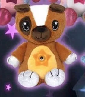 Stuffed Animal Night Light Projector Plush Toys With Light Colorful Stars Cute Stuffed Toy Girl Baby Creative Toy Birthday Gifts