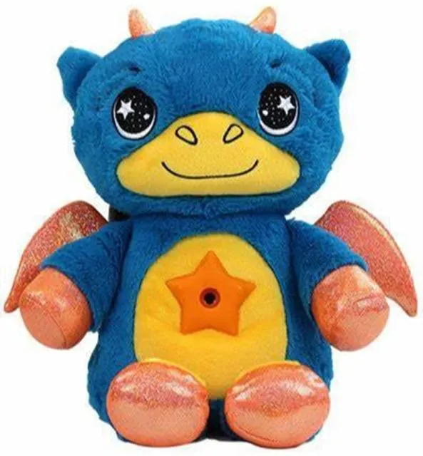 Stuffed Animal Night Light Projector Plush Toys With Light Colorful Stars Cute Stuffed Toy Girl Baby Creative Toy Birthday Gifts