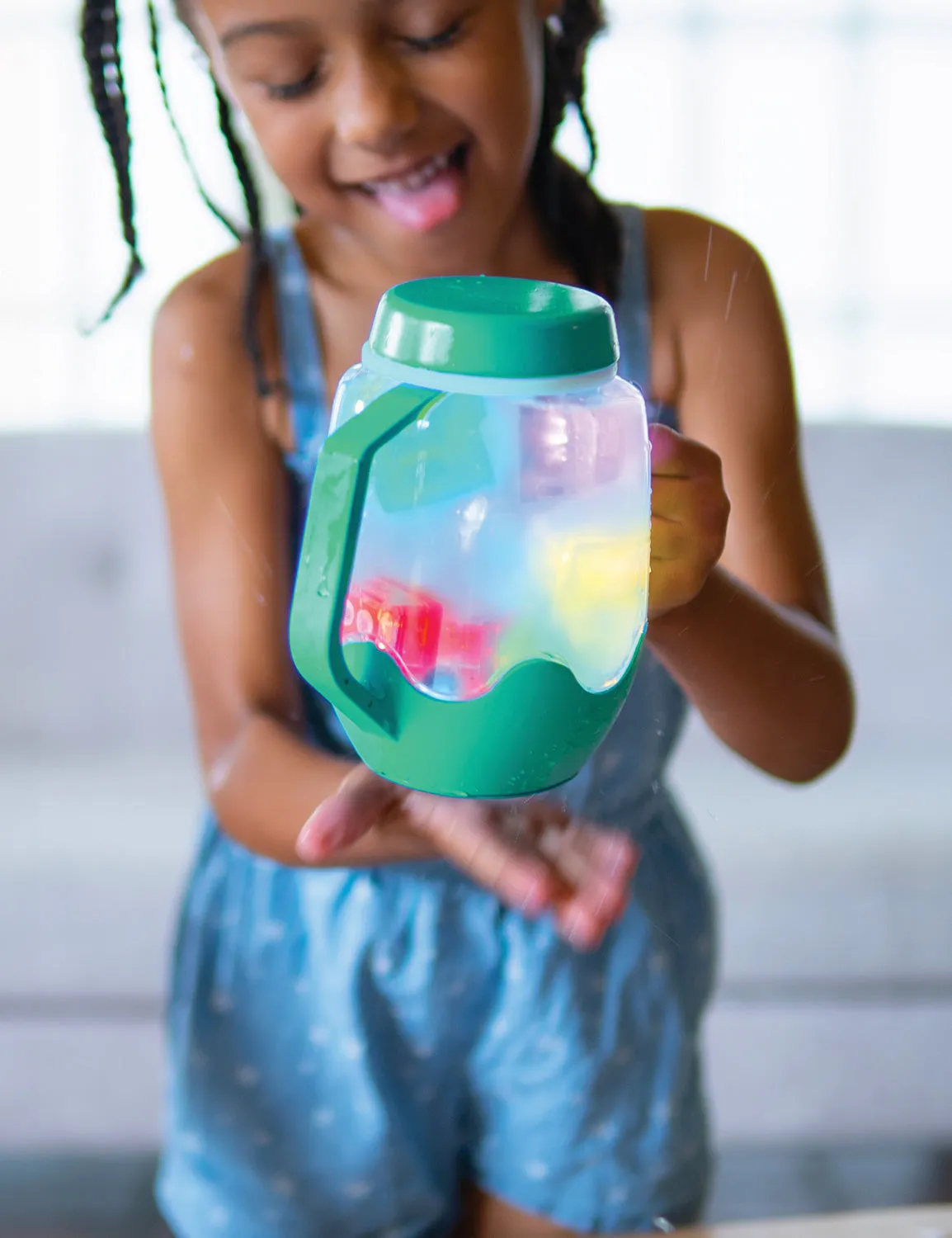 Teal Sensory Play Jar