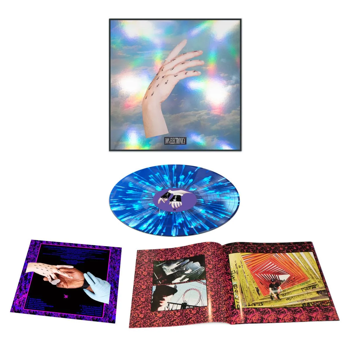 THEE PHYSICAL LP (Holographic 10 Year Anniversary Blue/White Splatter)