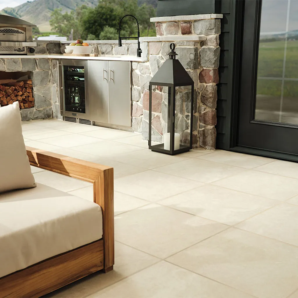 Tierra Ivory, 24" x 24" - 2CM Outdoor Porcelain Paver