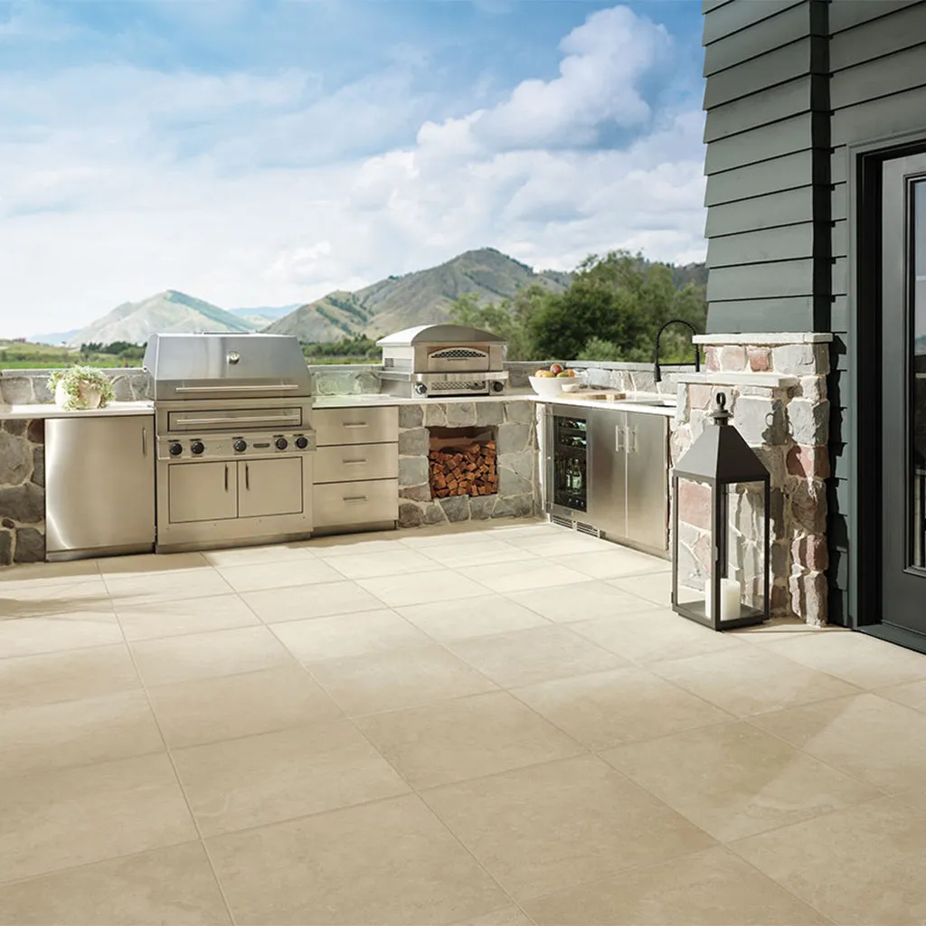 Tierra Ivory, 24" x 24" - 2CM Outdoor Porcelain Paver