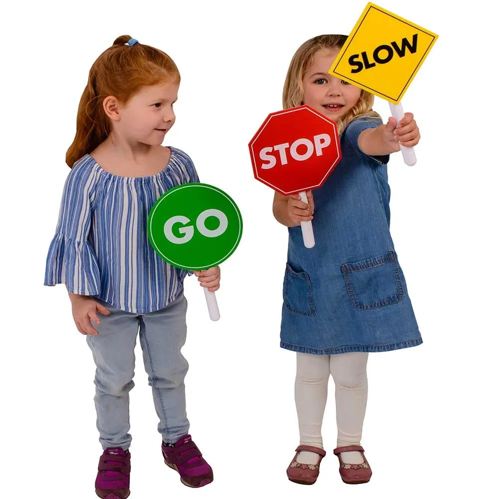 Traffic Control Signs: Set of 3