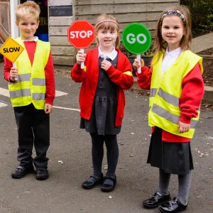 Traffic Control Signs: Set of 3