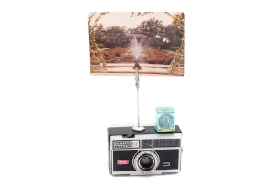Vintage Camera Photo Holder, Kodak Instamatic 304 Camera, Place Card Holder, Photo stand, memo holder, photo display, vintage lover gift